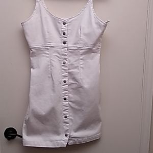 White button dress